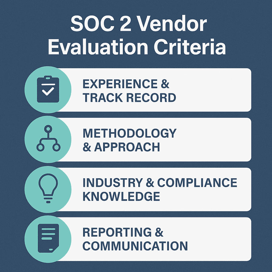 SoC 2 Vendor Evaluation Criteria